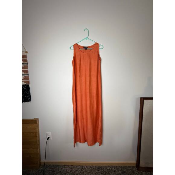 Endless Knot Art 100% Silk Sheath Dress, layer, Size Medium - Picture 1 of 4